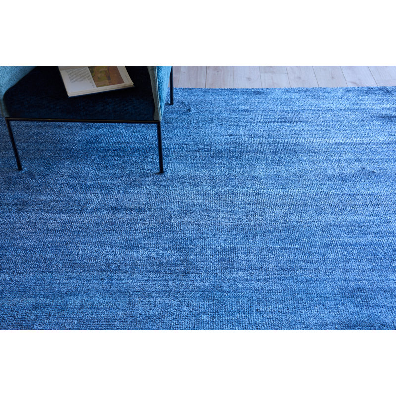 Plush Area Rug in Navy, Rectangle 10' x 14'