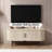 Modern TV Console Table with Ample Storage and Sliding Door