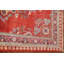 Tapis rouge rétro traditionnel 3 x 5