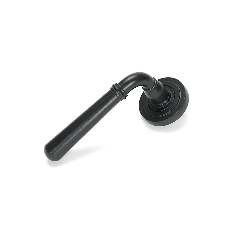 Newbury Interior Mortise Door Handle, Matt Black