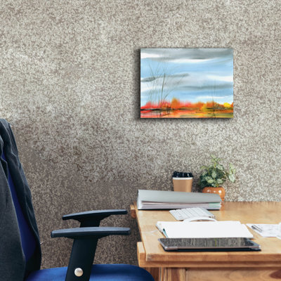 Interférence "La voix que vous entendez est votre propre" par Caryn Vainio, art mural sur toile, 16 po x 12 po