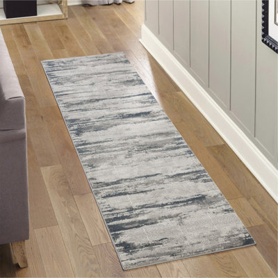 Gray 2 Ft. 7 In. X 9 Ft. 10 In. Area Rug