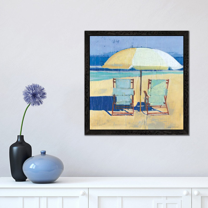 Carol Robinson - Print on Canvas, 45.72 cm H x 45.72 cm W, Black Floater Framed