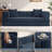 78.8''Sleeper Couch Bed for Livingroom,Convertible Modular Sofa with Armrest Pillow,Modular Foldable Corduroy Couches in a Box,No Assembly-1215669987-1191320730