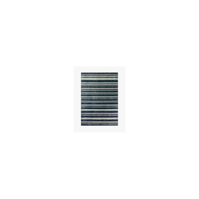 Striped Wool Hand Knotted Area Rug, 2.30m x 1.60m