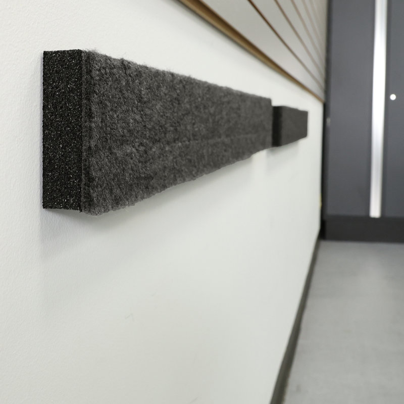 Protecteur de garage mural / protecteur de porte de voiture 36 po x 4 po - paquet de 2 - gris anthracite, Gris anthracite