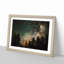 Milky Way Above the Treetops in Abstract - Picture Frame Graphic Art Print-55739921-55739920