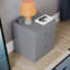 Maybery 2 Drawer Bedside Table-957199221
