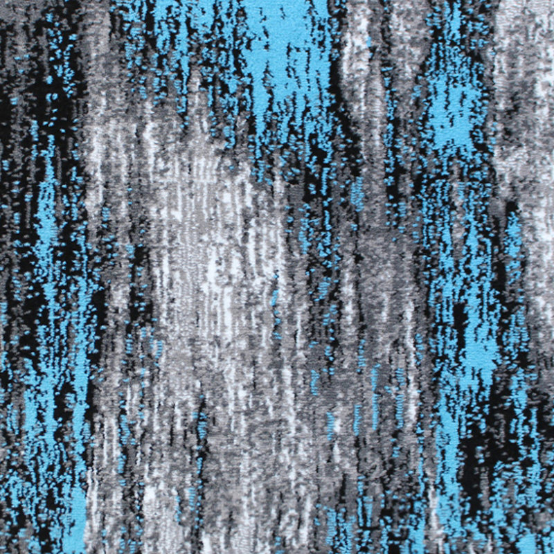 Abstract Indoor Rug, Runner 2' x 7'