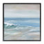 «Cresting Waves Near Shore», art de la giclée encadrée par Carol Robinson