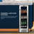 Whyter 12" width 75 Cans Stainless Steel Beverage Refrigerator with Digital Control