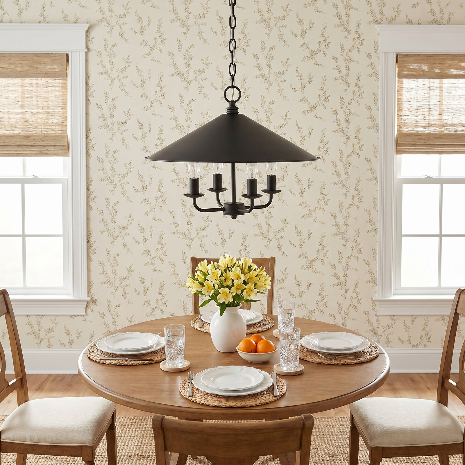 Brantley Iron 4-Light Chandelier