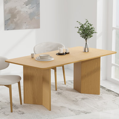 Chantai 33.5"W×30"H Wooden Dining Table by Wade Logan