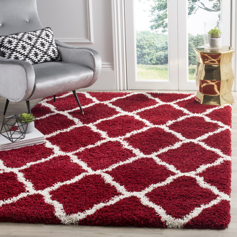 Tapis à poils longs Darrold Hudson, Rectangle 8 pi x 10 pi