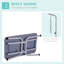80cm H x 81cm W x 48cm D Adjustable and Foldable Folding Grooming Table