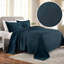 Ensemble de couvre-lit en coton natté toutes saisons de poids moyen avec taies décoratives Superior-33395805-33395816