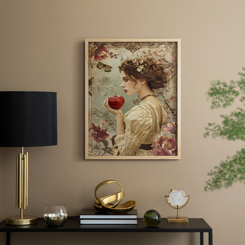 Reproduction encadrée WOMEN Series CECLXV III - bois massif