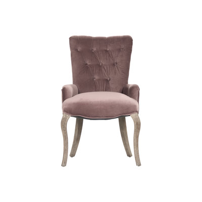 Iris Linen Tufted Armchair