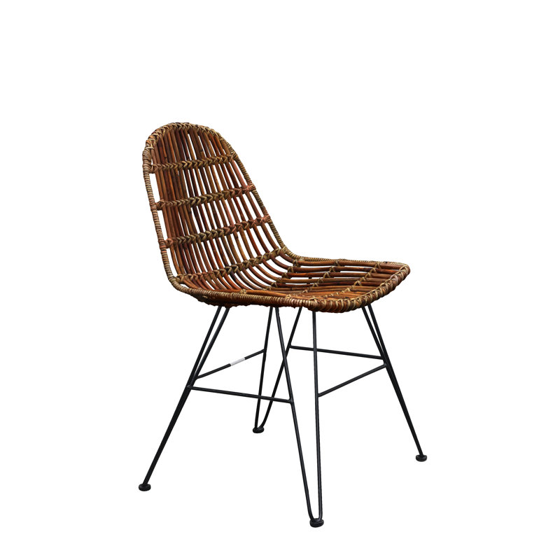Padmini Patio Dining Side Chair with Cushion