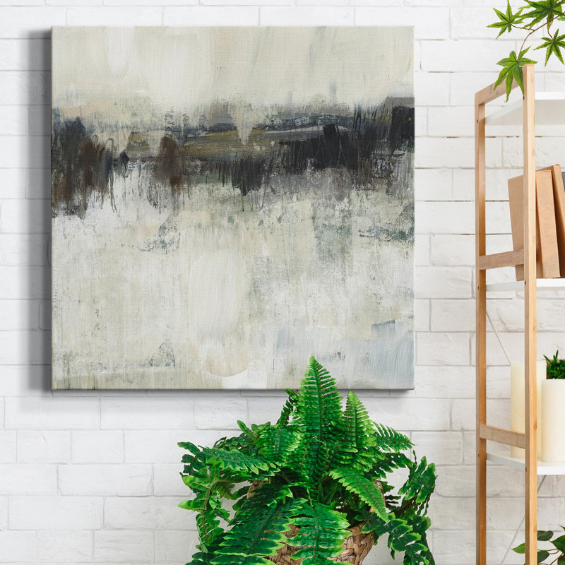 Toile tendue avec châssis neutre I-Premium Gallery Horizon Line - prête à être accrochée, H 10 po x l 10 po x P 1 po