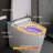 Smart Toilet With Tank, Uv Sterilization, Auto Open/Close, Auto Flush, Heated Seat, Warm Air Dryer, Adjustable Water Temp & Pressure, Feminine Wash, Blue Night Light