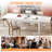 106.3" Wood Expandable Dining Table For 8-12 Person-820868856