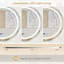 Miroir de salle de bain 30 po x 30 po à DEL avec 3 lumières à intensité variable