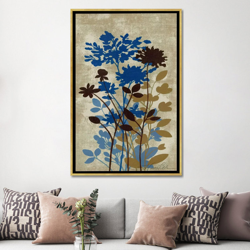 «Spring Bouquet II» par Silvia Vassileva - impression d'art graphique, Aucun mat, H 60 po x l 40po x P 1,5 po