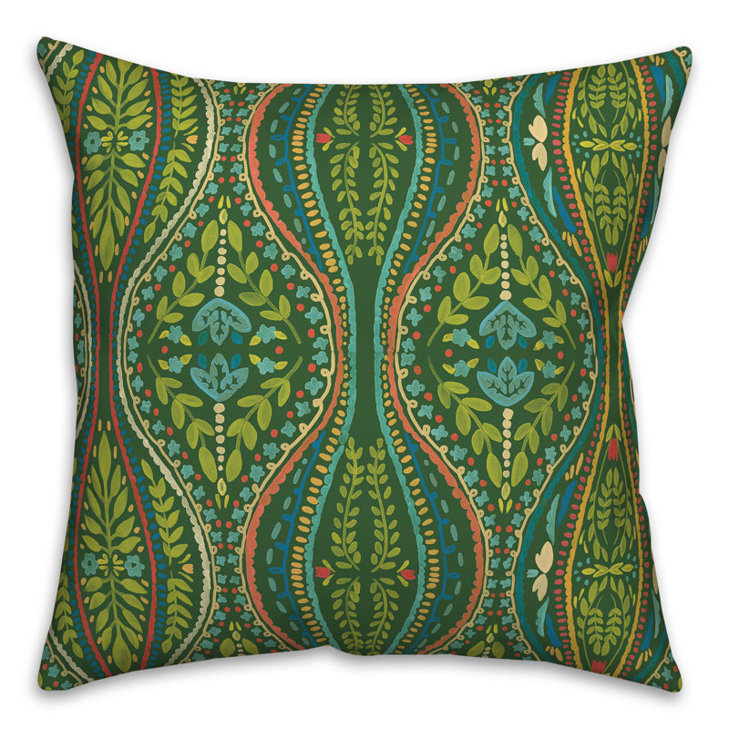 Housse et insert de coussin extérieur Adelman, Vert