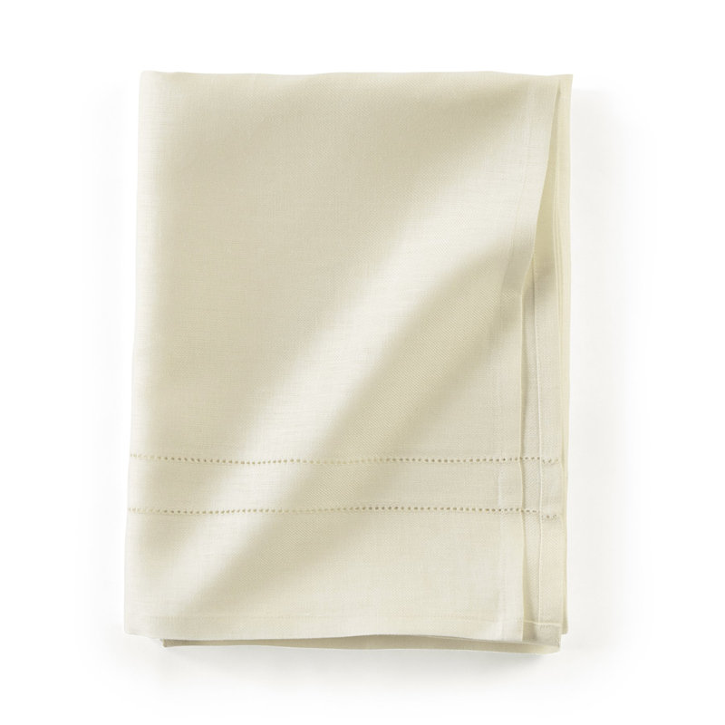 100% Pure Linen Bath Towels, Ivory