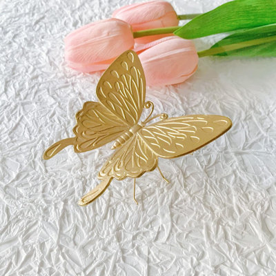 Gold Metal Butterfly Figurine