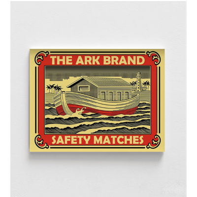«The Ark Brand» par Mark Rogan, impression d'affiche de marque antique, décoration murale de salle de jeu rétro, art mural de chambre à coucher rétro, idée originale de salle de bain d'invité