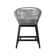 Arra Indoor or Outdoor Counter or Bar Height Bar Stool in Eucalyptus Wood with Rope