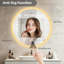 Round Lighted Wall Mounted Bathroom Mirror-1561988364