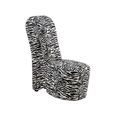 Steller High Heel Shoe Accent Chair (Zebra) 