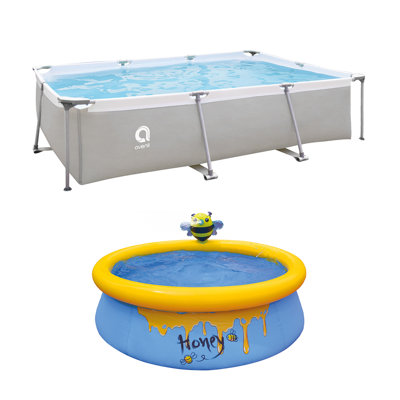 JLeisure Round Kiddie Pool 25.6 H x 81.6 W x 120 L