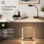 La conception multifonctionnelle combine une lampe de chevet avec une station de charge sans fil, parfaite pour les bureaux d'étude à domicile, les bureaux et les dortoirs.