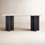 Terrell 72'' W Marble Console Table
