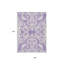 Tapis d'intérieur lavable mauve 8 'X 10'