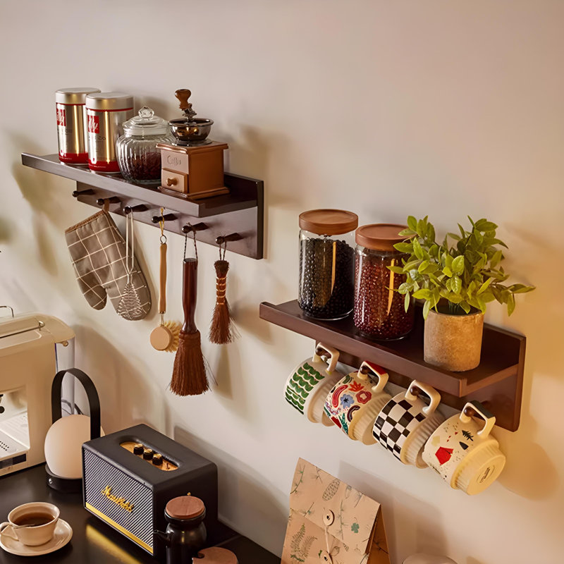 The Entrance Storage Rack Can Store Daily Items, Brown