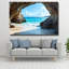 Art mural en verre trempé Beach Cave-901354715