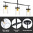 Levona 3 - Light 31"Wide Pendant Light for Kitchen Island (Black/Gold)-123297375