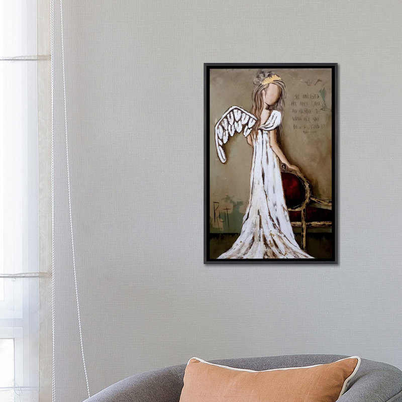 « Unleashed » par rut art Creations-impression d’art graphique, Pas de tapis, H 18 po x l 26 po x P 1,5 po