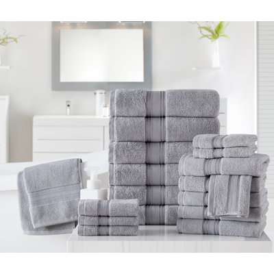 Ensemble de 18 serviettes en coton 18 pièces