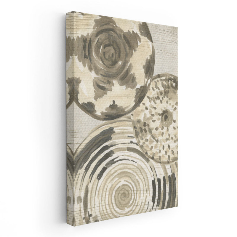 Motif de paniers II - reproduction d'art sur toile, H 18 po x l 12 po