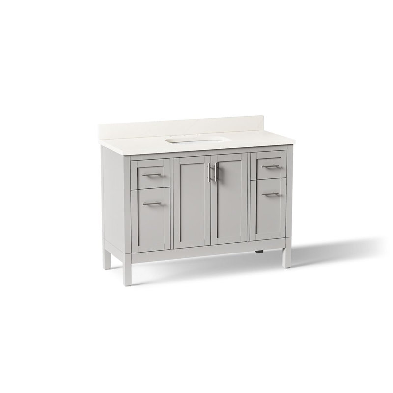 49" Single Bathroom Vanity Set, Atmos Grey, Atmos Gray