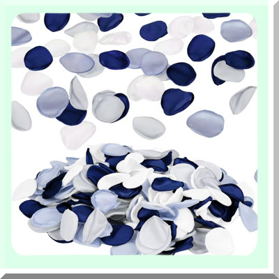 Blue Silk Rose Petals for Wedding and Party Decor