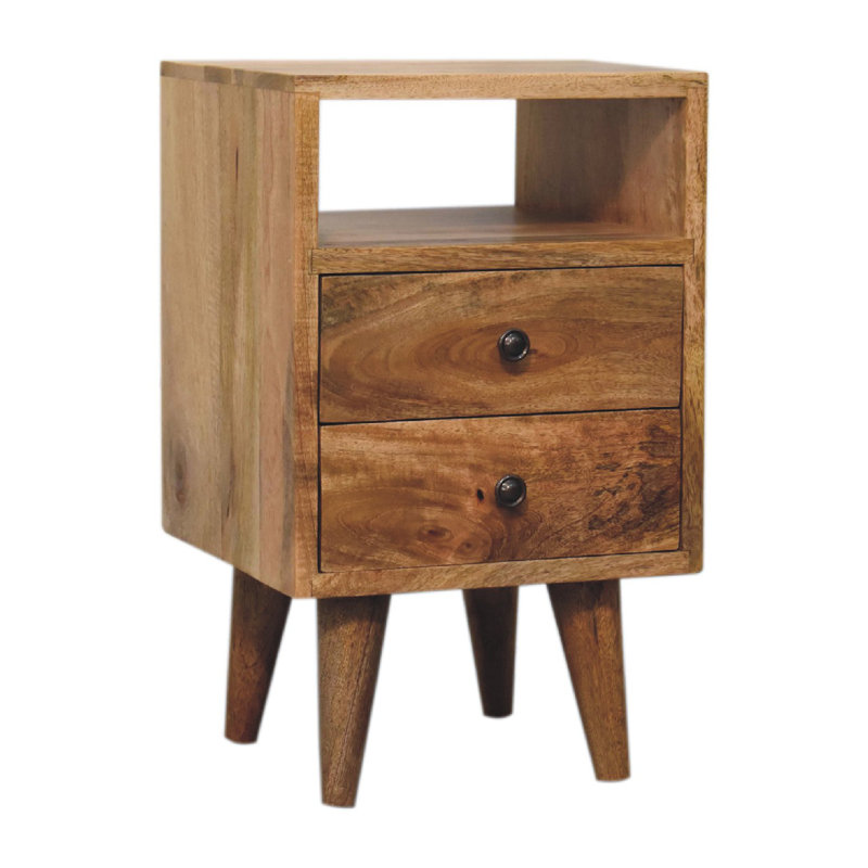 Wenner 30cm W Solid Wood Bedside Table