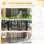 Panel Steel Pet Barrier With Door-94282649