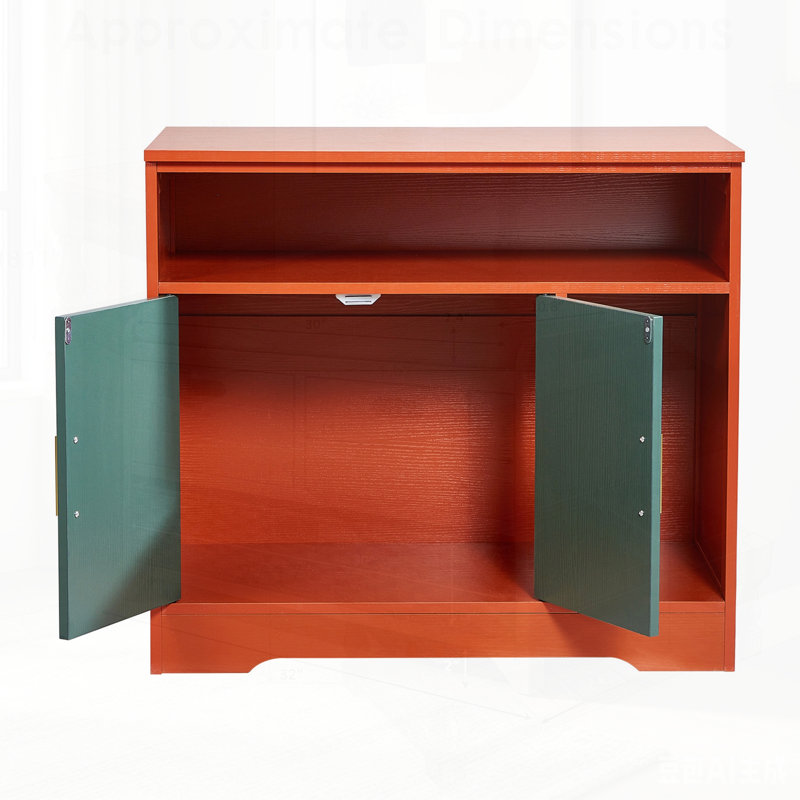 Caisson dissimulé moderne pour bac à litière avec tablette et rangement, table d'appoint élégante en bois pour l'intérieur, compatible avec la plupart des bacs à litière